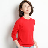 Ladies Knitted Sweater Women Pullovers Knit Jumper Spring Autumn Basic Women Sweaters Pullover Soft Slim Fit Top Knitwear Female