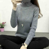 Thick Warm Women Turtleneck 2020 Winter Women Sweaters And Pullovers Knit Long Sleeve Cashmere Sweater Female Jumper