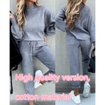 Winter Two Piece Women Sets Pullover Sweatshirt And Sweatpants Sets Female Sportswear Jogging Femme Sweat Suits Women